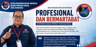 Profesionalisme Pers Harus Dijaga, IWO Indonesia DPD Karawang Imbau Anggota Kedepankan Etika Jurnalistik