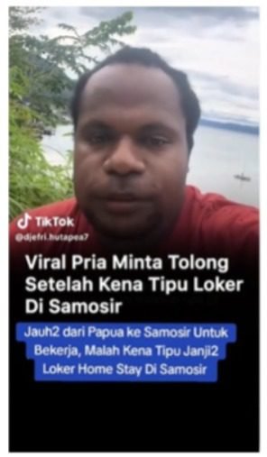 Bupati Samosir Agar Periksa Pemilik Homestay Yang Diduga Tawarkan Kerja ke Pria Papua