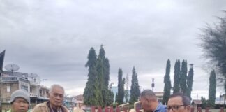 ARIFIN NAIBAHO LAPORKAN KE POLRES SAMOSIR OTK POTONG POHON DI TAMAN SITOLU HAE HORBO