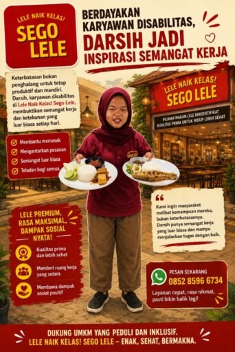 Lele Naik Kelas! Sego Lele Berdayakan Karyawan Disabilitas,