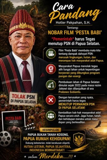 Pesan Moril dari Hotler Pakpahan Usai Nobar Film ‘PESTA BABI’