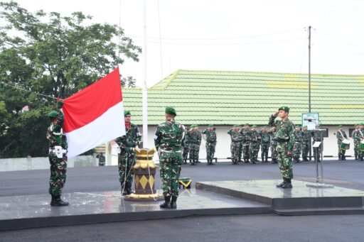 Korem 044/Gapo Gelar Upacara 17-an, Kasad Tekankan Efisiensi dan Ketahanan Nasional