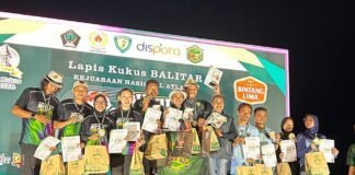 Anggota Polsek Solokuro Raih Medali Emas di Kejuaraan Nasional Atletik Blitarian Open III 2026