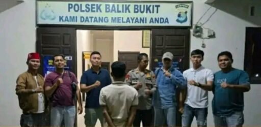 Seorang kurir ekspedisi JNT Diamankan Aparat Polsek Balik Bukit