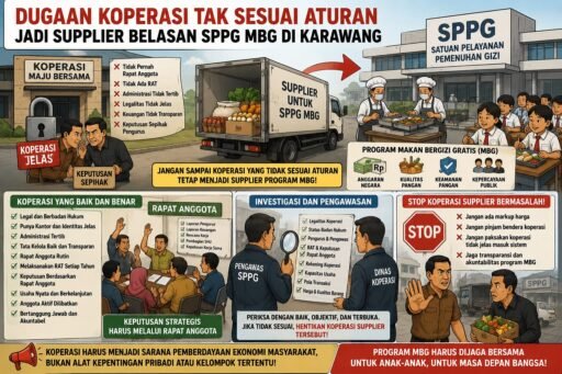 IWOI Karawang Minta Dinas Koperasi Telusuri Koperasi Supplier MBG Tanpa RAT