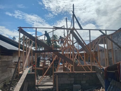 Kodam I/BB Percepat Pembangunan RTLH Milik Warga di Desa Bawadesolo