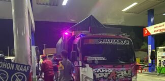 Personil Polsek Ngimbang Gelar Patroli Blue Light Guna Cegah Daya Tangkal 4C Dan Hitam – Hitam