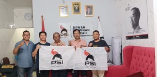 Komunikasi dan Koordinasi Media Warta.in Perwakilan Banten dengan DPD PSI Tangsel