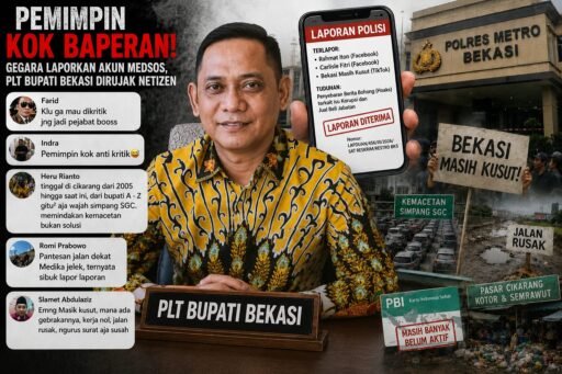 Gegara Laporkan Akun Medsos, Plt Bupati Bekasi Dirujak Netizen : Pemimpin Kok Baperan!