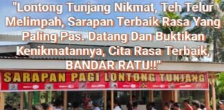 *ANTREAN PANJANG SPBU BANDAR RATU: DARI KESULITAN MENJADI BERKAH, WARUNG LONTONG TUNJANG KINI DIBURU PEMBELI*
