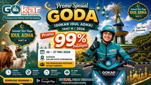 Promo GODA GOKAR Hadir di Momen Idul Adha 1447 H, Masyarakat Karawang Bisa Nikmati Potongan Hingga 99 Persen