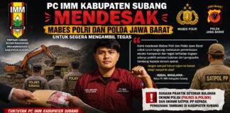 PC IMM Subang Desak Mabes Polri Usut Dugaan Setoran Tambang ke Oknum Aparat