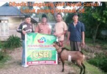 *PT.USM Teguhkan Komitmen:Serahkan Hewan Qurban ke Desa Penyangga, Wujud Tanggung Jawab Sosial Perusahaan*