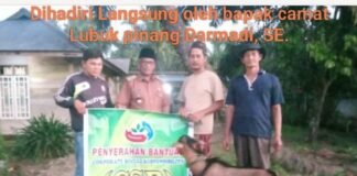 *PT. USM Wujudkan Kepedulian Lewat Penyerahan Hewan Qurban ke Desa Penyangga*