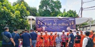 Warga dan PPSU Rasakan Berkah Kurban dari BRI Pasar Minggu