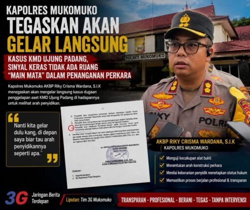 *Kapolres Mukomuko Tegaskan Arah Penyidikan Melalui Gelar Perkara Langsung*