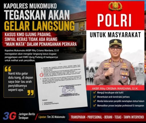 *Kapolres: Gelar Langsung Pekara KMD Ujung Padang, Sinyal Keras Tidak Ada Ruang“Main Mata”Penanganan Perkara*