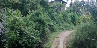 Koramil 06/Dolok dan Warga Gotong Royong Bangun Jembatan di Paluta