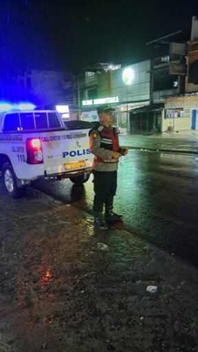 Jaga Stabilitas Kamtibmas Diwilayahnya, Polsek Sunggal Gencar Lakukan Patroli Blue Night