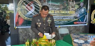 Syukuran HUT Kodam Hasanuddin Ke-69, Dandim 1414 Letkol Armal: ini Bukan Sekedar Seremonial