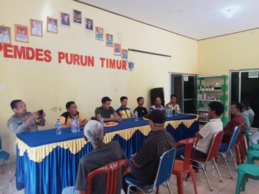 Pemdes Purun Timur Gelar Rapat Cari Solusi Polemik Proyek Jalan Cor Beton