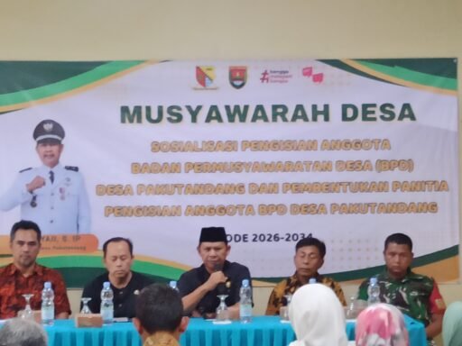 Suryaji,S.Ip.KadesPakutandangGELAR MUSDES SosialisasiPengisian Anggota BPD Era 2026-2034 & PembentukanPanitia