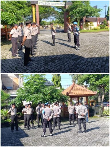 Polsek Ngimbang Gelar Apel Siaga Dalam Rangka MAY DAY Tahun 2026 di Mako Polsek Ngimbang