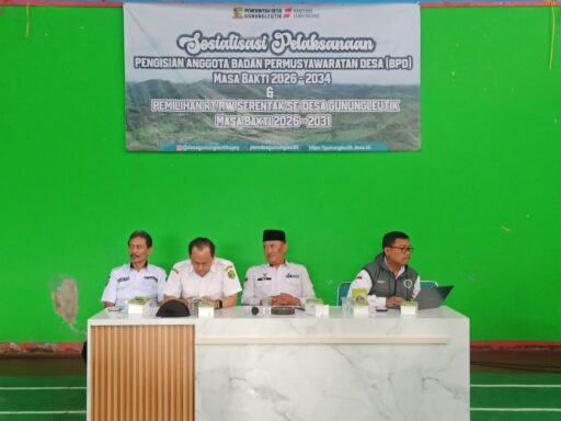 Sosialisasi Pelaksanaan Pengisian Anggota BPD Periode 2026-2034 & Pemilihan Ketua RT RW Se-Desa Gunungleutik