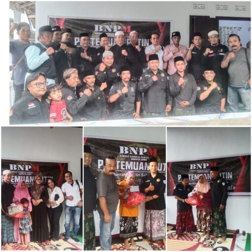 BNPM Jember Gelar Pertemuan Rutin dan Santunan, Tegaskan Komitmen Jaga Persatuan dan Kedamaian