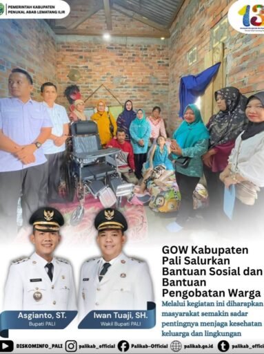 GOW PALI Gandeng Instansi Terkait Salurkan Bansos Pengobatan Bupati Asgianto di Talang Jepit