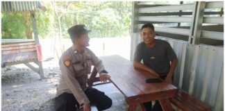 Polsek Ngimbang Gelar Patroli Harkamtibmas Guna Cegah Kriminalitas Dan Premanisme di Siang Hari