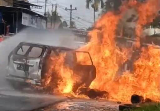 Kembali Satu Mobil Terbakar Diduga Pelansir BBM, Ketua MPI KNPI Torut Desak APH Bertindak