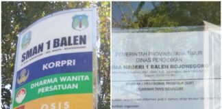 ATURAN KEPALA SEKOLAHAN SMAN 1 BALEN JLN SUBUNTORO KECAMATAN BALEN KABUPATEN BOJONEGORO PERLU DIPERTANYAKAN