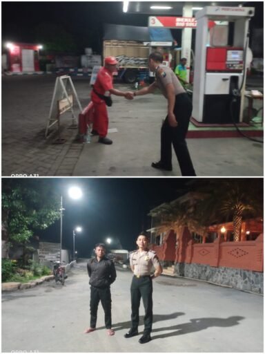Polsek Ngimbang Gelar Patroli Blue Light Guna Cegah Daya Tangkal 4C Dan Hitam – Hitam