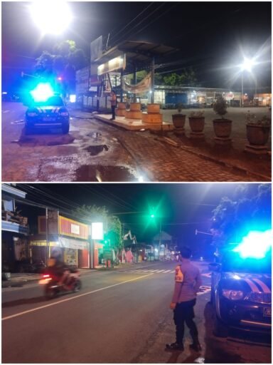 Guna Menjaga Siskamtibmas Daerah Rawan Kriminal Polsek Ngimbang Gelar Patroli Blue Light Di Siang Hari