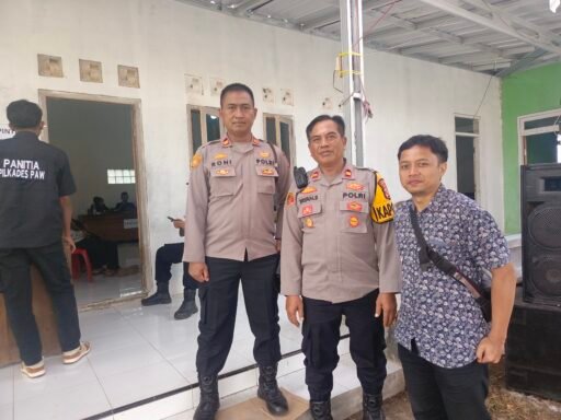 Baru 10 Hari Menjabat, Kapolsek Blanakan Sukses Amankan Pilkades Tensi Tinggi Cilamaya Hilir