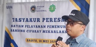 SPPG MEKARLAKSANA 4 YAYASAN AL-FAQIHIYAH RESMI BEROPERASI SETELAH DIRESMIKAN, SABTU, 16 MEI 2026 MBG SEHAT T