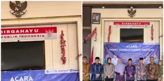 Di Pendopo Kecamatan Paciran, Sami’an Serahkan Tongkat Komando Kepada Teguh Bagio