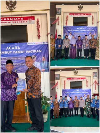 Di Pendopo Kecamatan Paciran, Sami’an Serahkan Tongkat Komando Kepada Teguh Bagio