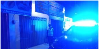 Guna Menjaga Siskamtibmas Daerah Rawan Kriminal Polsek Ngimbang Gelar Patroli Blue Light Di Malam Hari