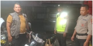 Respon cepat Bhabinkamtibmas Sidomukti Polsek Kembangbahu berhasil ungkap temuan motor diduga hasil Curanmor