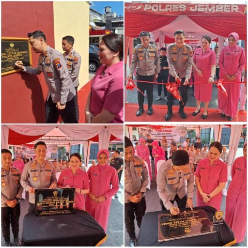 Kapolres Jember Resmikan Gedung Tathya Dharaka dan Fasilitas Baru Penunjang Pelayanan Publik
