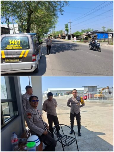 Personil Polsek Ngimbang Gelar Patroli Di Obvit Guna Cegah Kriminalitas Dan Premanisme di Siang Hari