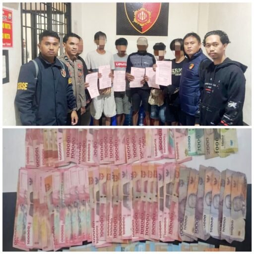 Diduga Taruhan di Arena Adu Kerbau Kecamatan Tondon, 6 Orang Diamankan Polres Toraja Utara