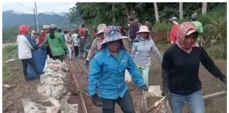 Selalu Diusulkan di Musrembang Tak Terjawab, Akses Jalan Kabupaten Dijawab Oleh Swadaya Masyarakat
