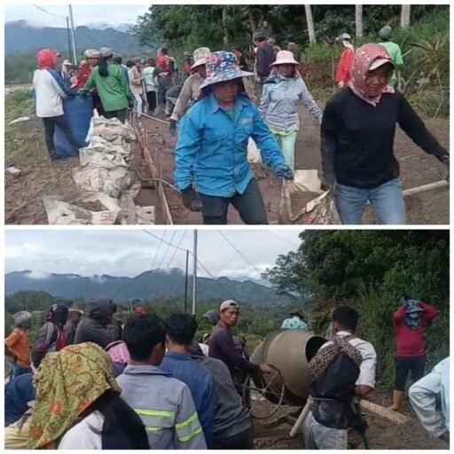 Selalu Diusulkan di Musrembang Tak Terjawab, Akses Jalan Kabupaten Dijawab Oleh Swadaya Masyarakat