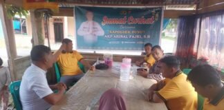 Gaspol Jaga Kamtibmas, Polsek Bunut Gelar ‘Jumat Curhat’ Sambil Dengerin Keluh Kesah Warga