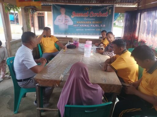 Gaspol Jaga Kamtibmas, Polsek Bunut Gelar ‘Jumat Curhat’ Sambil Dengerin Keluh Kesah Warga