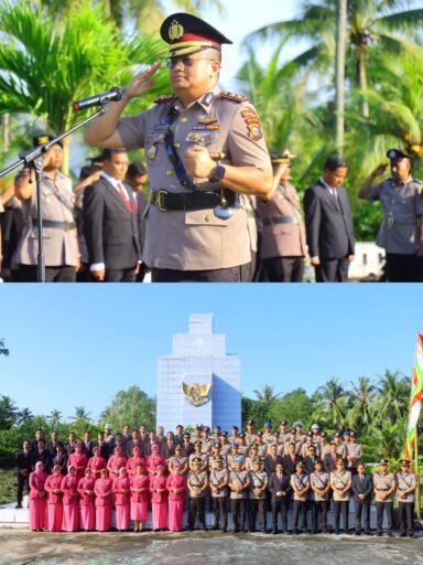 Kapolres Pimpin Ziarah dan Tabur Bunga di TMP, Maknai Hari Bhayangkara ke-80 dengan Semangat Pengabdian Kapolres Pimpin Ziarah dan Tabur Bunga di TMP, Maknai Hari Bhayangkara ke-80 dengan Semangat Pengabdian