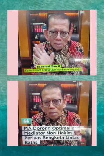 “MEDIATOR NON HAKIM YANG TERDAFTAR DI PENGADILAN NEGERI BELUM MENDAPATKAN PERHATIAN DALAM BERTUGAS” “MEDIATOR NON HAKIM YANG TERDAFTAR DI PENGADILAN NEGERI BELUM MENDAPATKAN PERHATIAN DALAM BERTUGAS”